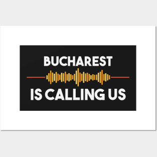 Bucharest is Calling City Trip Gift Posters and Art